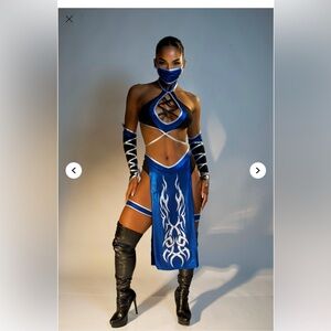 Electric Warrior Ninja 5 Piece Costume Set